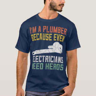 Funny Klempner Geschenke für Männer Retro Klempn T-Shirt