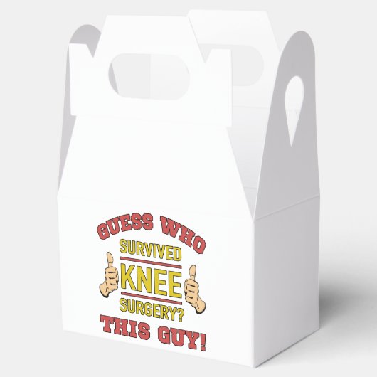 Funny Knee Operation Geschenkschachtel (Geöffnet)
