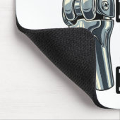 Funny Knee Replacement I'm Like 90% Human 10% Robo Mousepad (Ecke)