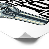 Funny Knee Replacement I'm Like 90% Human 10% Robo Poster (Ecke)