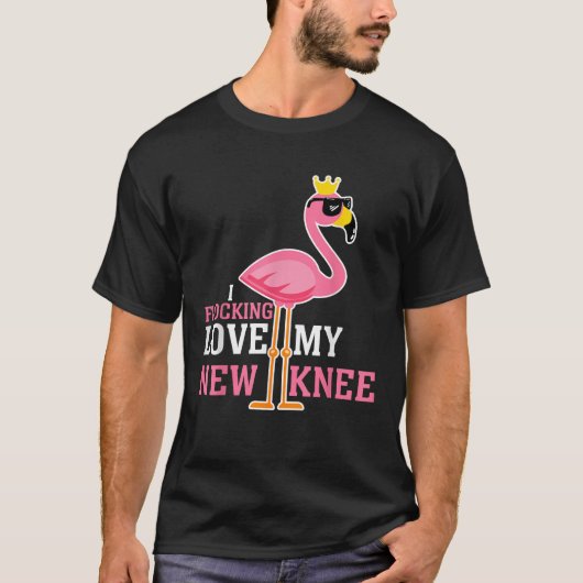 Funny Knee Replacement Operation gut bald Joke bek T-Shirt (Vorderseite)