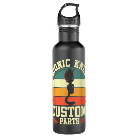 Funny Knee Replacement Surgery Bionic Knee Club Cu Edelstahlflasche (Vorderseite)