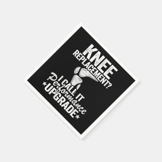 Funny Knee Replacement Surgery Performance Upgrade Serviette (Ecke)