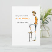 Funny Knee Surgery Get Well Card – Rock This Joint Einladung (Stehend Vorderseite)