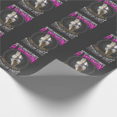 Funny Knie Operation Erholung Hospital Geschenkpapier (Ecke)