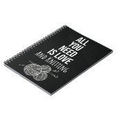 Funny Knitter Geschenk für Knitter Typografie für  Notizblock (Linke Seite)