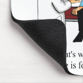 Funny Knitter Spaß Mouse Pad Mousepad (Ecke)