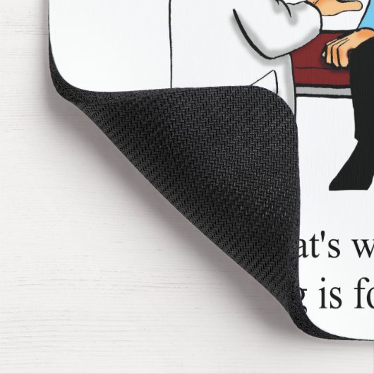 Funny Knitter Spaß Mouse Pad Mousepad (Ecke)