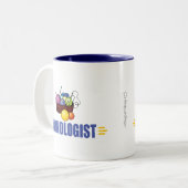 Funny Knittern Zweifarbige Tasse (Vorderseite Links)