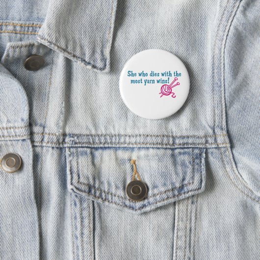 Funny Knitting Button (Beispiel)