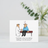 Funny Knitting Party Einladung Postcard (Stehend Vorderseite)