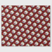 Funny Knitting Sheep Geschenkpapier (Flach)