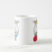 Funny Knitting Sheep Kaffeetasse (Mittel)