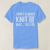 Funny Knitting T-Shirt (Design vorne)