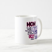 Funny Koala Bären Mama egal was das Leben ausstrah Kaffeetasse (VorderseiteRechts)