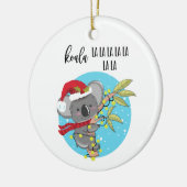 Funny Koala Christmas card fa la Australia Keramik Ornament (Links)