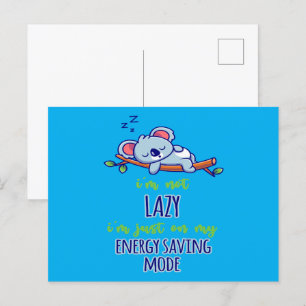 Funny Koala Ich bin nicht so glücklich, dass ich n Postkarte