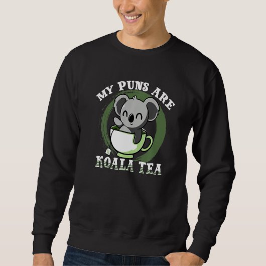 Funny Koala meine Puns sind Koala Tee Süße Tier Pu (Vorderseite)