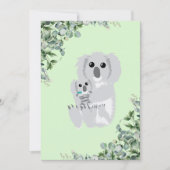 Funny Koala Mother’s Day Feiertagskarte (Vorderseite)