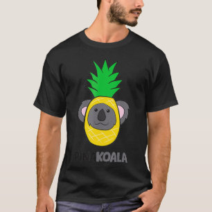 Funny Koala Pina Colada Niedlicher Ananas Koala Pi T-Shirt