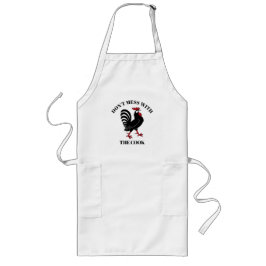 Funny Koch Cook Rooster Cartoon Schürze