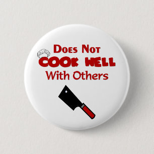 Funny Koch Geschenke Button
