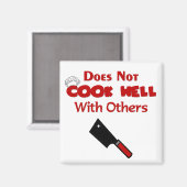 Funny Koch Geschenke Magnet (Vorderseite/Rückseite)