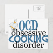 Funny Koch Postkarte (Vorne/Hinten)