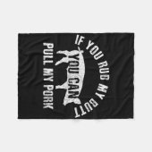 Funny Koch Rub Mein Hintern Pull My Pork Grillen G Fleecedecke (Vorderseite (Horizontal))