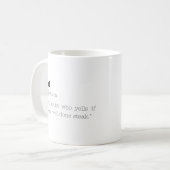 Funny Koch Tasse (Vorderseite Links)
