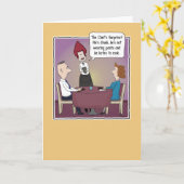 Funny Koch Überraschung Geburtstag Karte (Gelbe Blume)