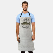 Funny Köche Fisherman Bass Fish Simple Wildlife Schürze (Getragen)