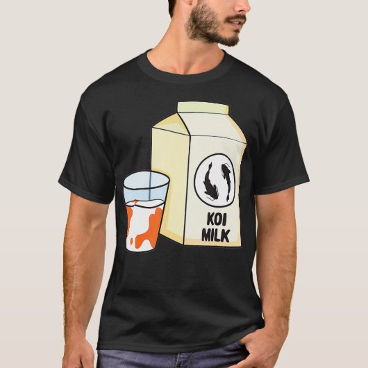 Funny Koi Milk Shirt Funny Koi Fish (Vorderseite)