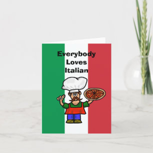 Funny Kokett Liebe Italienische Karte