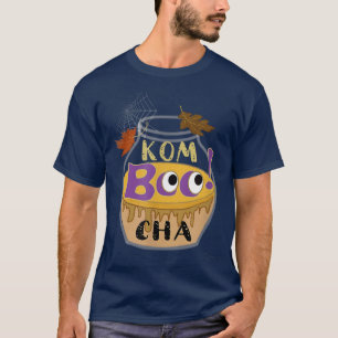Funny Kombucha Boo Halloween Scoby Kombucha Gesche T-Shirt