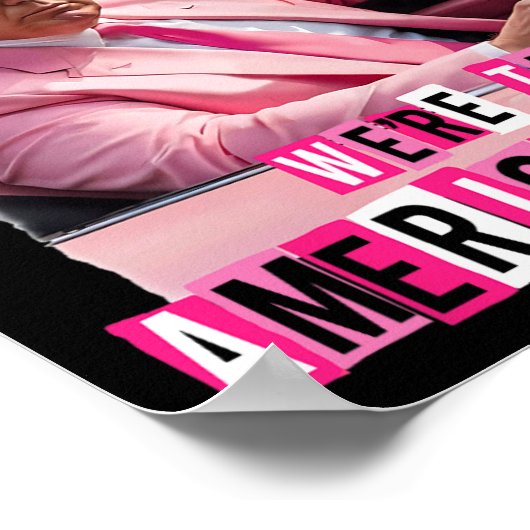 Funny komm in Loser, wir bringen Amerika zurück Poster (Ecke)