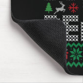 Funny komme ich in Peace Couple Matching Ugly Chri Mousepad (Ecke)