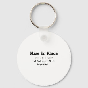 Funny Konditorei Koch Mise En Place - Zusammen mac Schlüsselanhänger