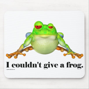 Funny konnte keinen Frosch-Cartoon geben Mousepad