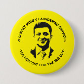 Funny konservativer Anti Biden Zelensky Ukraine Button (Vorderseite)
