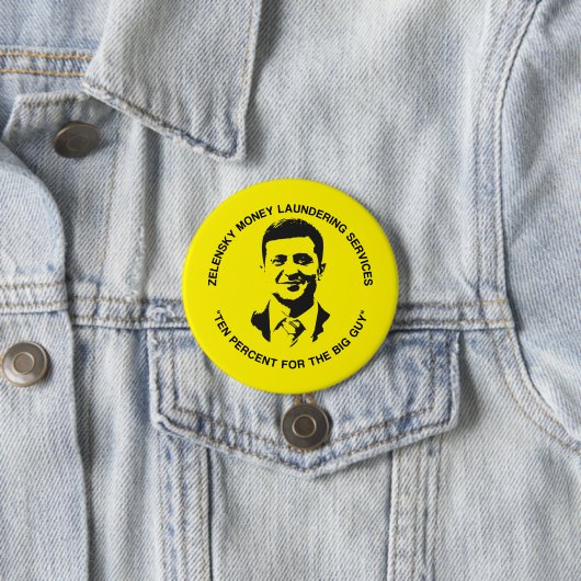 Funny konservativer Anti Biden Zelensky Ukraine Button (Beispiel)