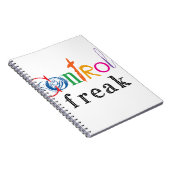 Funny Kontrolle Freak Geschenke Notizblock (Rechte Seite)