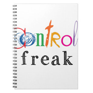 Funny Kontrolle Freak Geschenke Notizblock