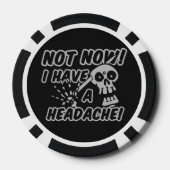 Funny Kopfache Skull Poker Chips (Rückseite)