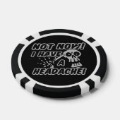 Funny Kopfache Skull Poker Chips (Einzeln)