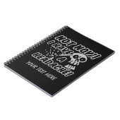 Funny Kopfschmerz Skull-Notebooks Notizblock (Linke Seite)