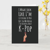 Funny Kpop Cards Spaß K Pop Karte (Gelbe Blume)