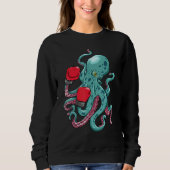 Funny Kraken Octopus Boxhandschuhe Unterwasser Sweatshirt