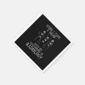 Funny Krass Tech Gaben Selfie in Radiology Radio T Serviette (Ecke)