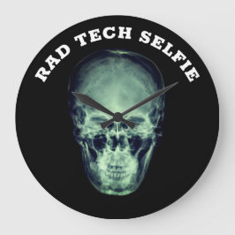 Funny Krass Tech Selfie Xray Große Wanduhr